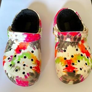 Baya lined Tie Dye Croc’s